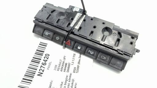switch of warning lights 283E86345R RENAULT ARKANA LIFT