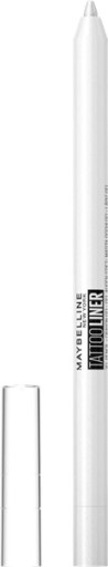 Gélová biela pastelka tattoo liner maybelline 970 polished white