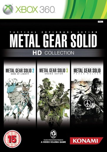 METAL GEAR SOLID HD COLLECTION XBOX 360