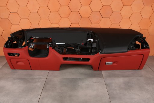BMW X8 XM G09 originál dashboard instrument panel console MERINO SAKHIR ORANGE HUD