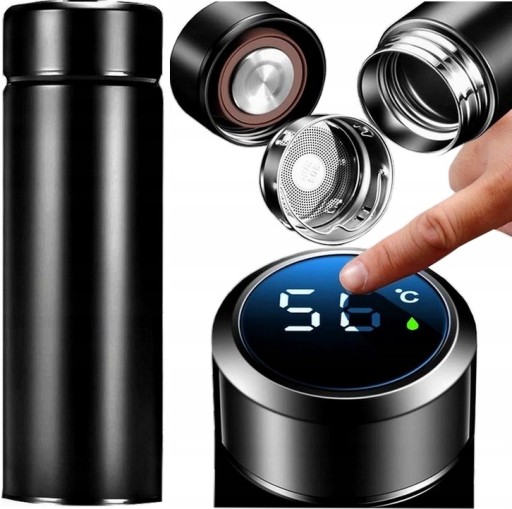 Термокружка з LCD екраном vigo black 500 мл