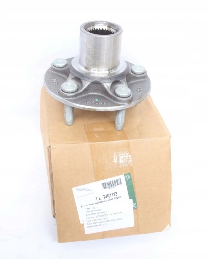 T4N1123GEN - Оригінальна маточина заднього колеса jaguar xe 2015-