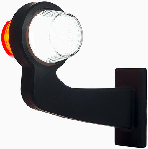 2594 - Контурна лампа Довга з проводом 5 м права 18 LED