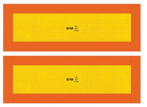Предупреждение доска прицеп P2 короткий 565X196MM