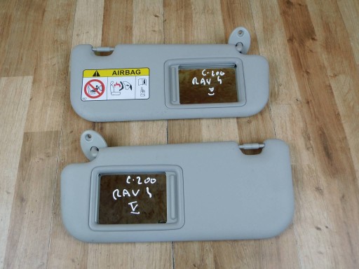 Toyota RAV4 V cover przeciwsloneczna visor visor door left + right