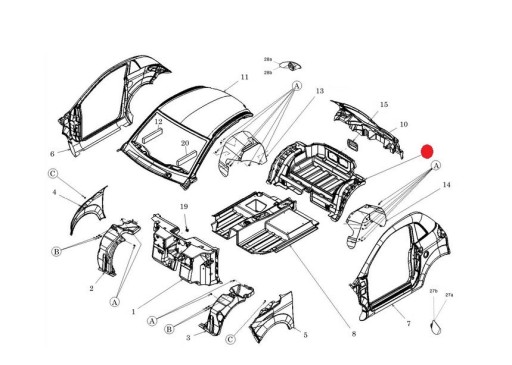 1402274 - ПІДЛОГА БАГАЖНИКА DUE