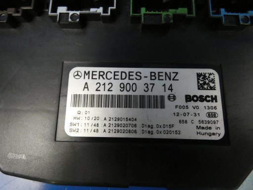 MERCEDES CLS W218 E W212 module SAM CEM compartment