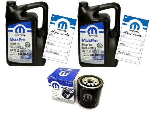 MOPAR 5W20 10л + ФИЛЬТР MOPAR MO-090 (OFE00292)
