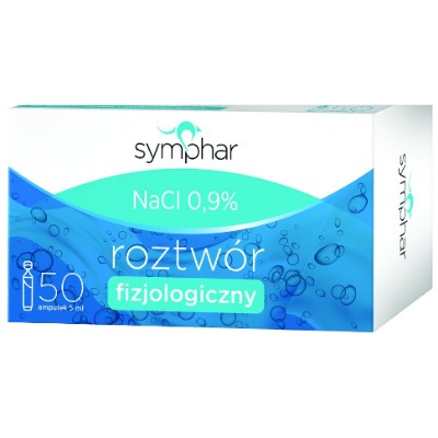 Розчин фізіологічний Symphar ампула 50 шт х 5 мл
