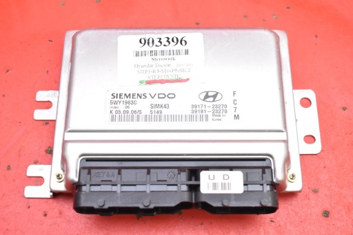 Контролер двигуна 39171-23270 5wy1963c hyundai tucson 1 i 2.0 16v 142 км