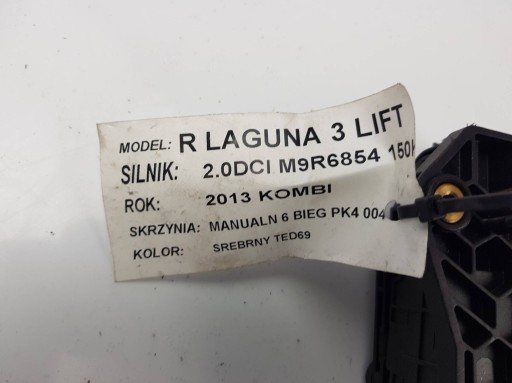 PEDAL 0280755087 RENAULT LAGUNA