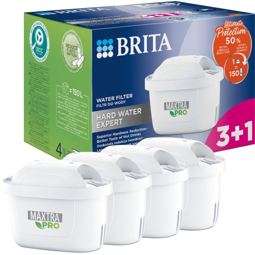 Filter Brita Maxtra Pro Hard Water Expert pre filtračnú kanvicu Brita 4x