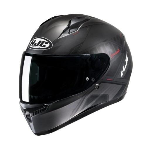 ШЛЕМ HJC C10 INKA ЧЕРНЫЙ/КРАСНЫЙ XL