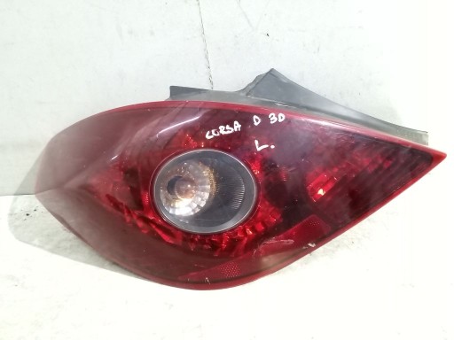 Opel Corsa D 3D light left rear part rear