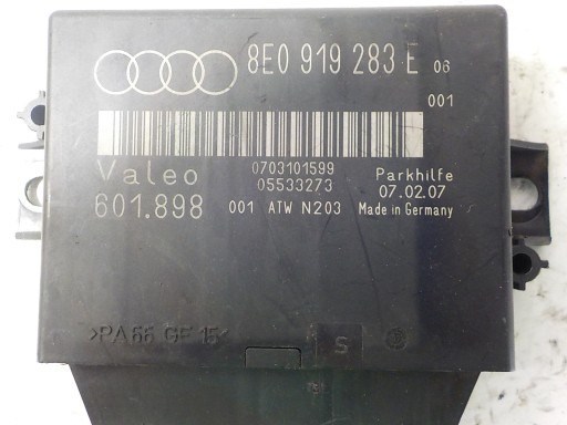 AUDI A4 B7 modul Bedienteil Parken PDC 8E0919283E 0703101599