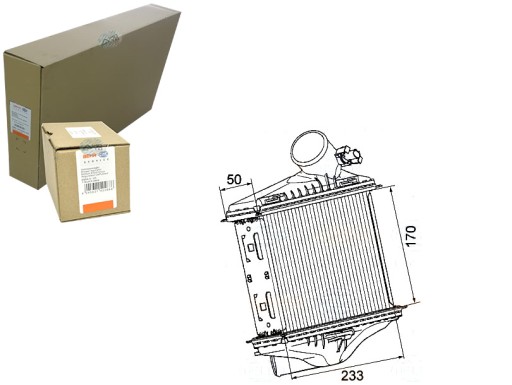 1007170938 - BRH8ML 376 746-241 ИНТЕРКУЛЕР ВОЗДУШНЫЙ ОХЛАДИТЕЛЬ