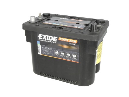 585EM1000 - Аккумулятор EXIDE 12V 50AH / 800A MARINE / RV L+