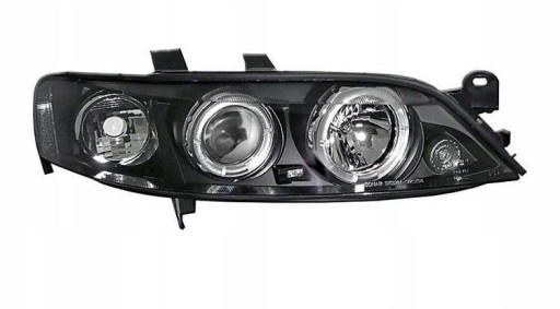 LPOP21 - Фары Opel Vectra B ЧЕРНЫЕ КОЛЬЦА