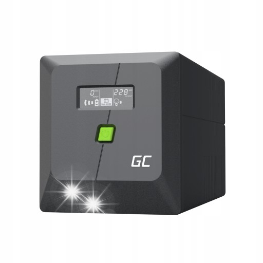 Источник бесперебойного питания ибп с зеленым элементом питания, 850 ва, 480 вт, 7 ач, жк-батарея