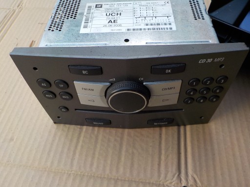 display radio cd mp3 opel zafira b 344183129 13111163