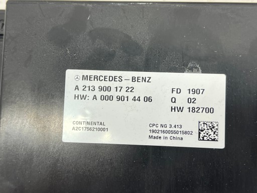 MERCEDES W238 W213 W205 modul řídící jednotka klimatizaci A0009008718