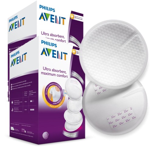 2× Одноразові вкладиші Philips Avent білі 100 шт.