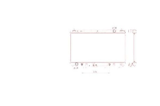 53588 - Nrf водяний кулер toyota camry 3.0 v6 (mcv3_.acv)