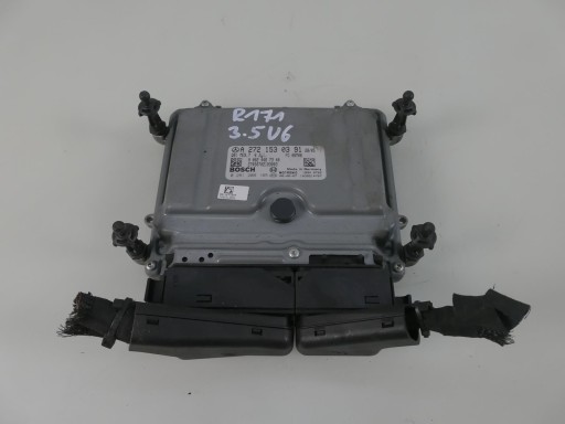 MERCEDES SLK R171 3.5 V6 272 control unit of the engine module ECU computer Z connecting spoiler
