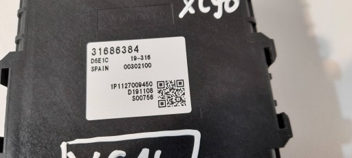 Volvo XC40 control unit / module gearboxes of the gear 31686384 (XC14)