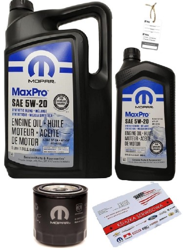 MOPAR 5W20 6L + ФИЛЬТР OFE00292 (MO-09) + БЕСПЛАТНЫЕ ПОДАРКИ