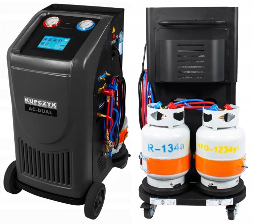 Двухгазовая станция кондиционирования воздуха R134a R1234yf купец