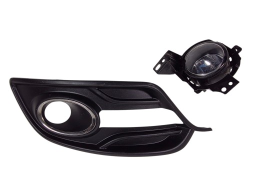 RENAULT MEGANE 3 III fog light right + frame grid right CHROM 261A25882R