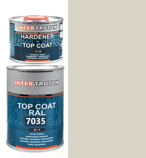 7035 RAL СЕРЫЙ АКРИЛОВЫЙ ТРОТОН 1Л+UT 2:1