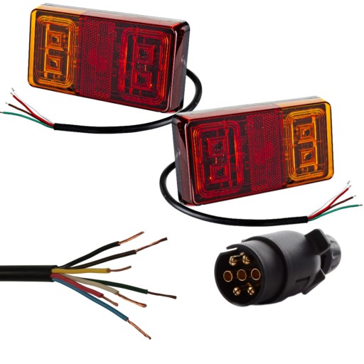 L2295 - Світлодіодні ліхтарі Причепи Причепи 8MB комплект