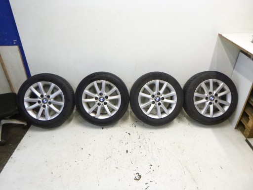 CERCHI DI ALLUMINIO BMW + PNEUMATICI, GOMME 16" 5X120 205/55 R16