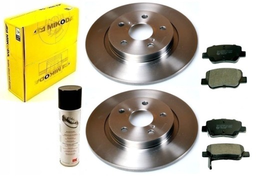 Диски колодки TOYOTA AVENSIS T27 2009-задній