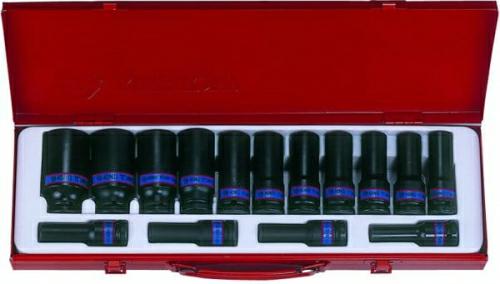 KING TONY НАБІР ДОВГИХ ГОЛОВОК УДАРНИХ 12 КУТОВИХ 1/2