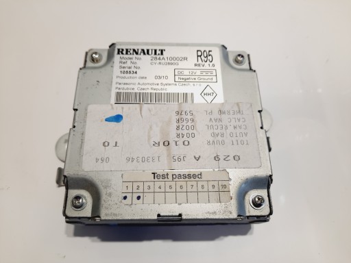 Модуль контролера камери renault grand scenic iii 284a10002r