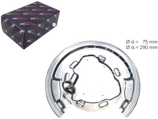 58834 - КРЫШКА ТОРМОЗНОГО ДИСКА ЗАДНЯЯ ПРАВАЯ AIC