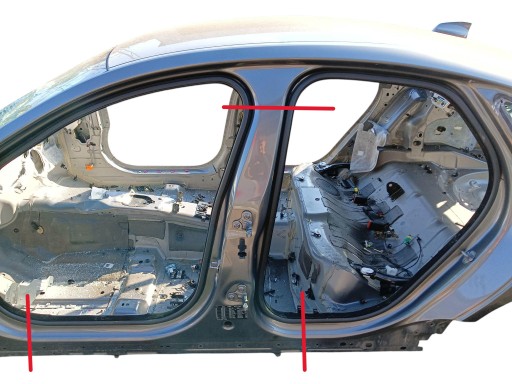 threshold left pillar B central JAGUAR XF II X260 sedan LAK: LKH