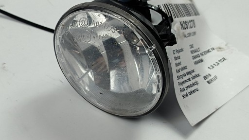 fog light left RENAULT GRAND SCENIC IV