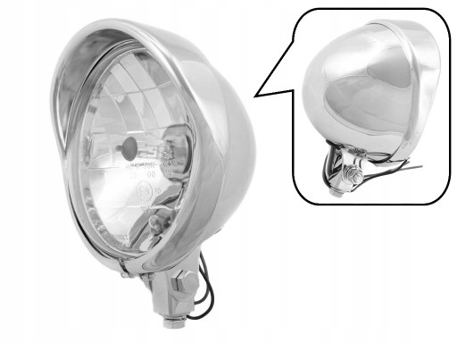 RE-084-1 - Фара LIGHTBAR передня лампа 5,5 дюйма хром E9