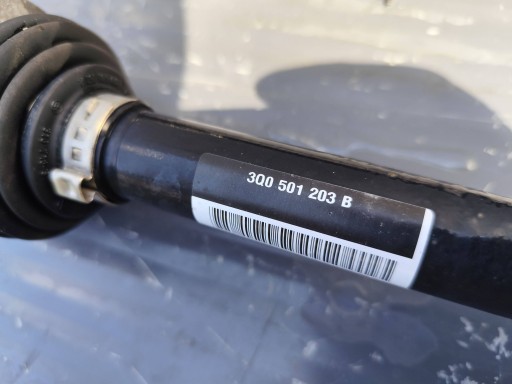 AUDI Q3 II 83A semi-axis rear part rear left 3Q0501203B
