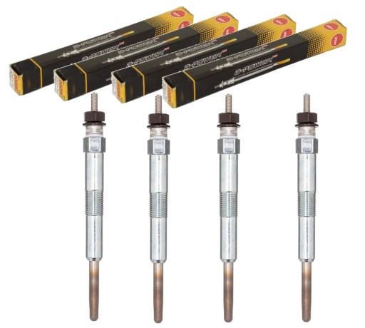 Комплект свечей накаливания ngk 5013 y-749j - 4 шт.