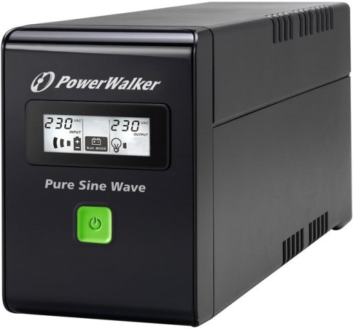 Аварийный источник питания powerwalker vi 600 sw 10120061 600 ва
