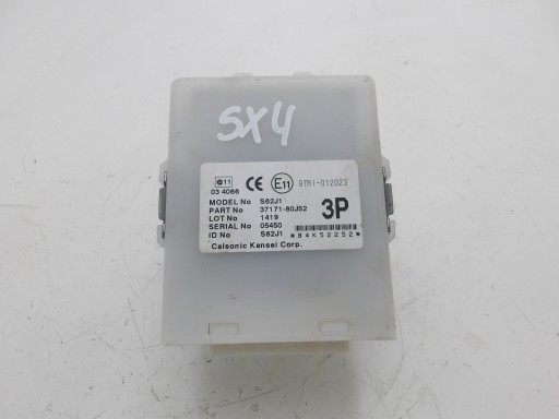 SUZUKI SX4 SEDICI 06-13 module control unit IMMO 37171-80J52