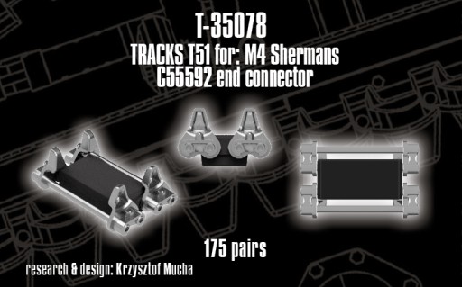 QuickTracks gąsienice T51 do M4 Sherman (C55592)