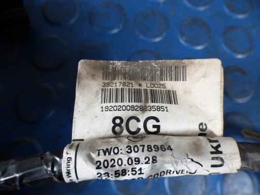 wiring door right front 39217821 OPEL ASTRA K V