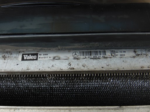 KOMPLET of radiators radiator of water fan 2.2 CDI W204 10R