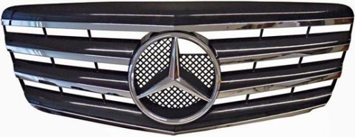 Гриль передняя MERCEDES W211 06-09 хром / черный